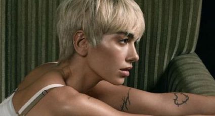 Corte de cabello tipo tazón para cerrar 2021 con estilo de Dua Lipa