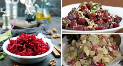 Prepara estas 3 recetas de ensaladas navideñas en menos de 15 minutos