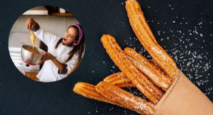 Prepara esta sencilla receta de churros caseros sin churrera