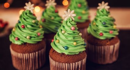 Adiós ensalada de manzana: prepara estos cupcakes navideños SIN horno como postre