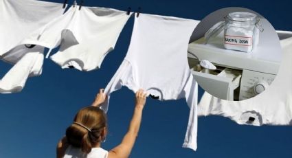 ¿Cómo quitar manchas difíciles en ropa blanca con bicarbonato?