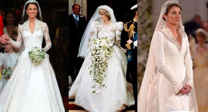 Así fue el vestido de novia de Kate Middleton, Lady Di y la reina Letizia