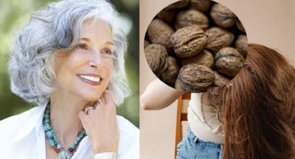 Despídete de las canas con ESTE tinte natural de cáscara de nuez