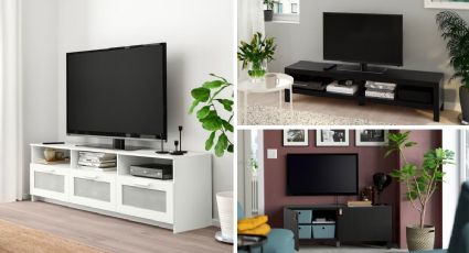3 muebles de Ikea para televisión que harán lucir tu casa sofisticada