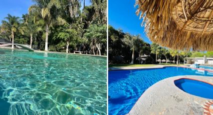 El mejor balneario con aguas termales y río en Hidalgo