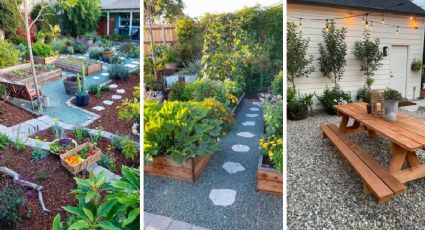 Ideas originales para decorar un jardín sin pasto en una casa pequeña