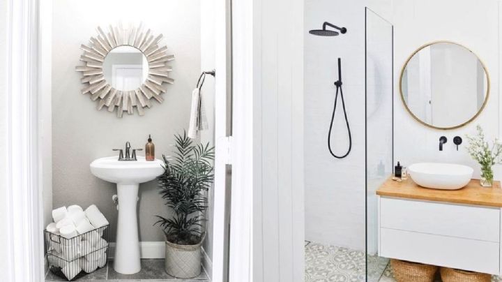 Las mejores formas de poner un espejo en el baño sin clavar la pared