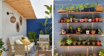 Ideas para decorar las paredes de un patio interior y que luzca más grande