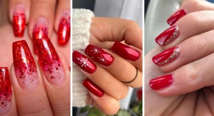 Uñas rojas navideñas: 6 diseños para impactar con tu manicura
