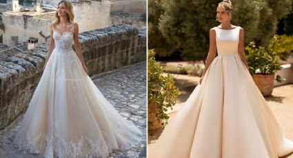 5 vestidos de novia estilo princesa para tener una boda de ensueño
