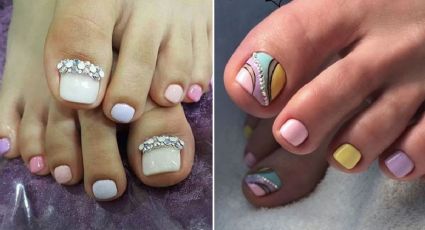 5 diseños de uñas en color pastel para lucir unos pies bonitos durante el verano