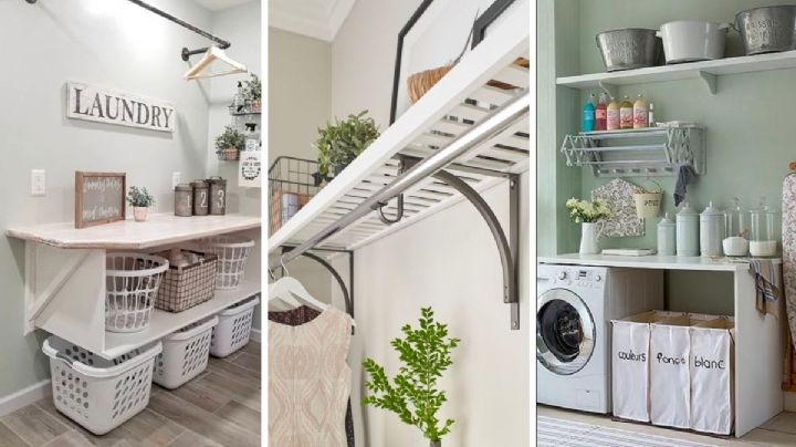 5 ideas para organizar un cuarto de lavado pequeño