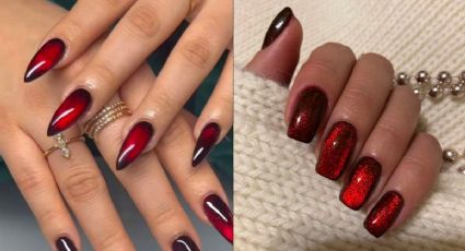 4 diseños de uñas red velvet para enamorar con tu manicura en San Valentín