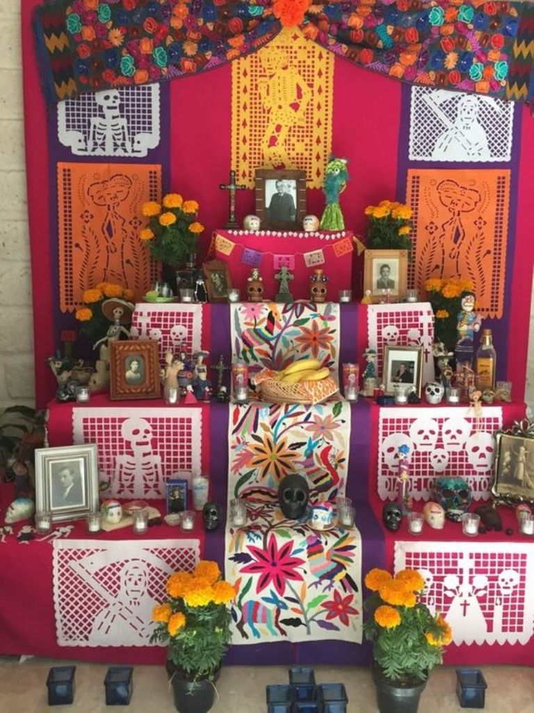 Ideas de decoración con papel picado de Día de Muertos