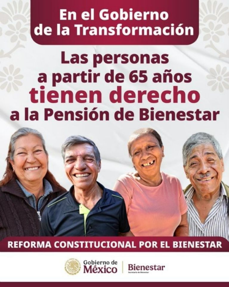 Los adultos mayores en estados unidos podrán recibir pensión bienestar