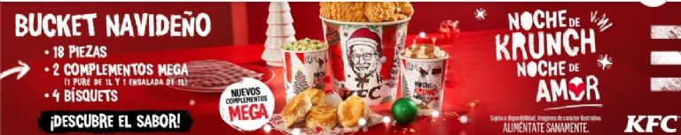 kfc tiene el combo especial para navidad