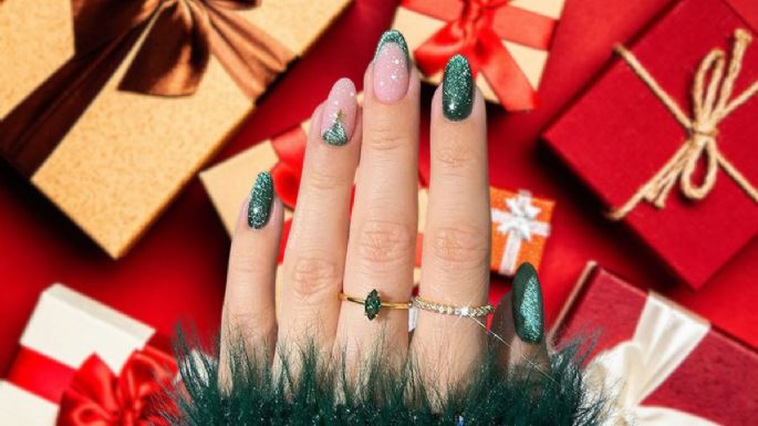 5 mejores diseños de uñas para recibir la Navidad 2024