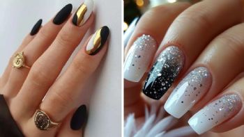 7 ideas de uñas tintas sencillas y elegantes para tu fiesta de año nuevo