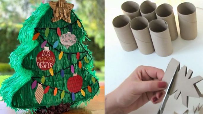 ¿Cómo hacer una piñata en forma de árbol de Navidad? Pasos y materiales