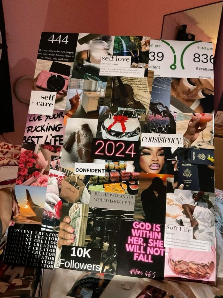 Recortes para hacer mi vision board 2025