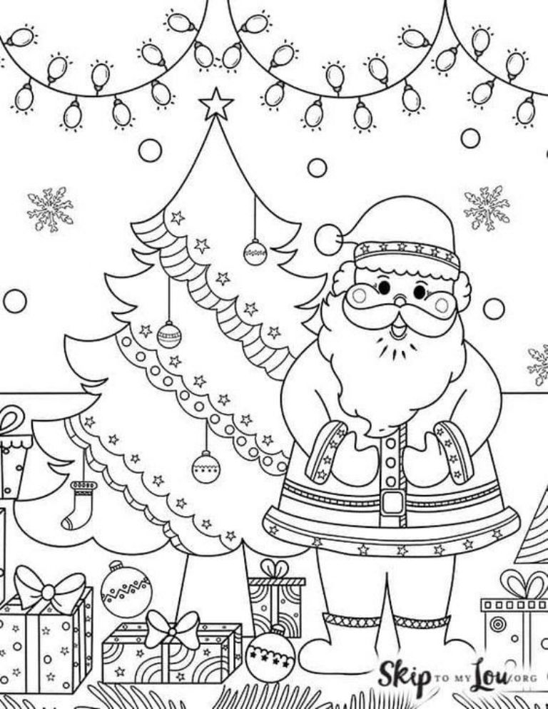 Ideas de dibujos de Santa Claus para niños