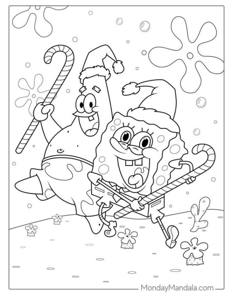 Dibujos de Santa Claus de Bob Esponja