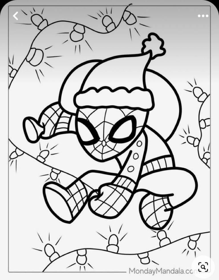 Ideas para colorear dibujos de Santa Claus