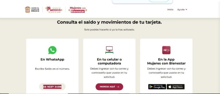 ¿Como puedo revisar si ya me llego el deposito de mujeres con bienestar?