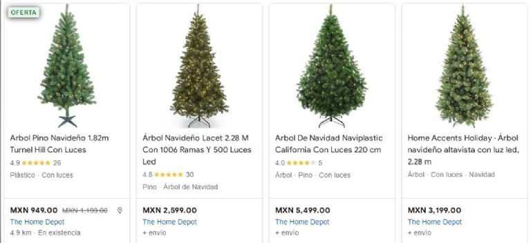 Cuánto cuesta el árbol viral de Home Depot con luces integradas