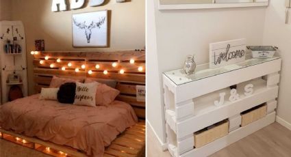 ¿Cómo decorar un cuarto pequeño con palets?