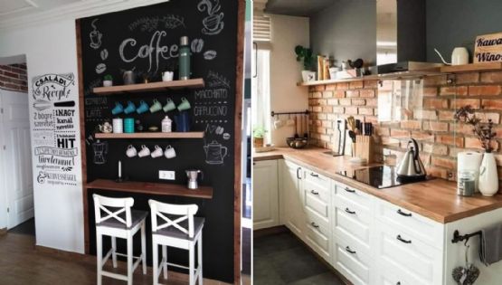 ¿Cómo decorar una pared de cocina pequeña? 4 ideas únicas y bonitas para tu casa