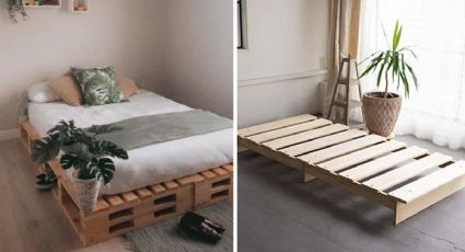 ¿Cómo hacer una base de cama con material reciclado? 3 ideas para tu habitación