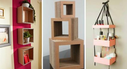 Material reciclado: 5 ideas para reutilizar cajas de cartón en la decoración del hogar