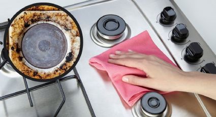 ¿Cómo quitar la grasa negra de la estufa? Prueba este truco con un ingrediente