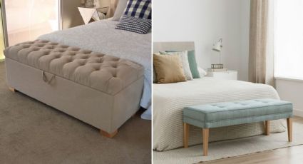 ¿Cómo decorar una habitación pequeña? 4 ideas para poner un pie de cama