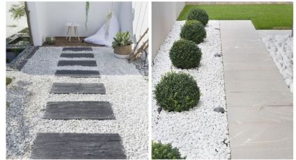 ¿Cómo decorar el patio con piedras blancas? 4 ideas para darle luz y armonía