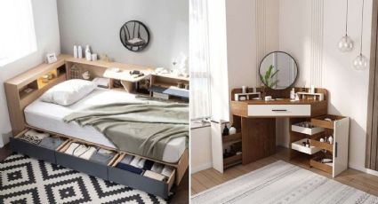4 formas de aprovechar el espacio de una habitación pequeña