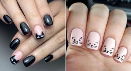 5 diseños de uñas con gatos adorables y lindos para tu manicura