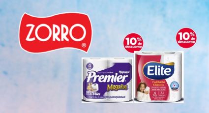 Zorro Abarrotero pone con 10% de descuento TODAS estas marcas de papel de baño