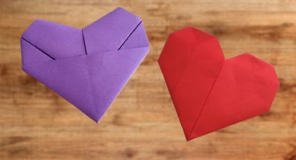 Cómo doblar una carta en forma de corazón: paso a paso