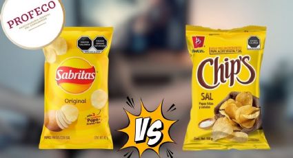 ¿Sabritas o Chips? Estas son las papas más saludables, según Profeco