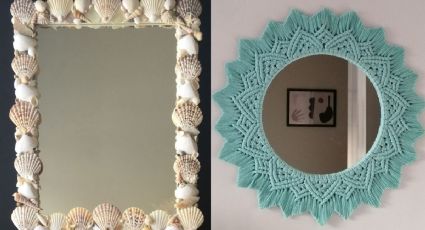 ¿Cómo decorar un espejo sin marco para baño? Checa estas 4 ideas
