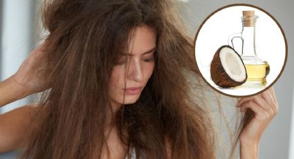 El remedio casero con aceite de coco para cabello seco y maltratado