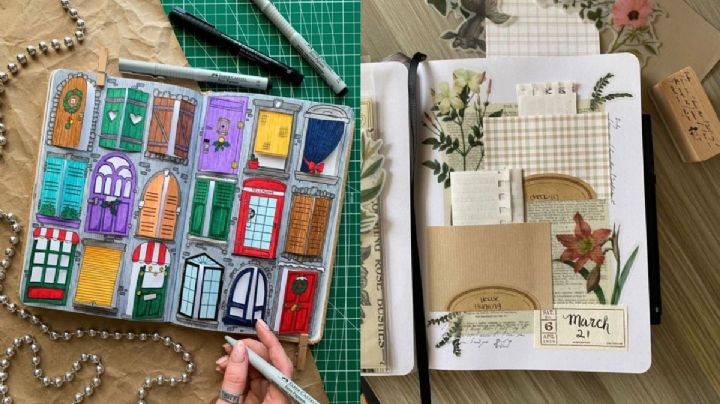 ¿Cómo decorar una libreta artesanal? 5 ideas con recortes y stickers