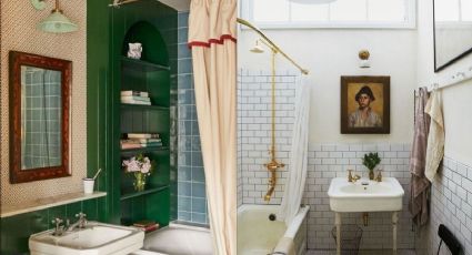 Dile adiós a lo anticuado con estas ideas para decorar tu baño con estilo vintage