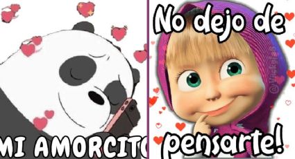 Stickers con frases de amor para enviar por WhatsApp a tu amorcito