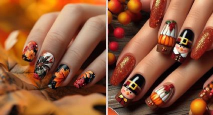 Nail Art de otoño: 4 diseños de uñas hechos con IA para inspirar tu próxima manicura