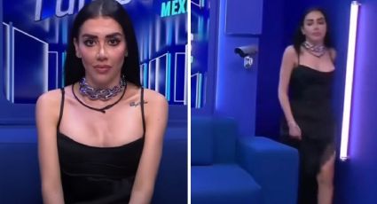 Karime lleva el vestido negro con abertura en la pierna que te hará lucir más alta