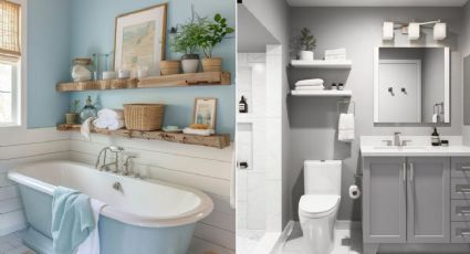 5 colores para baños sencillos que lo harán lucir moderno y más grande