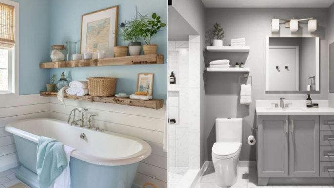 5 colores para baños sencillos que lo harán lucir moderno y más grande